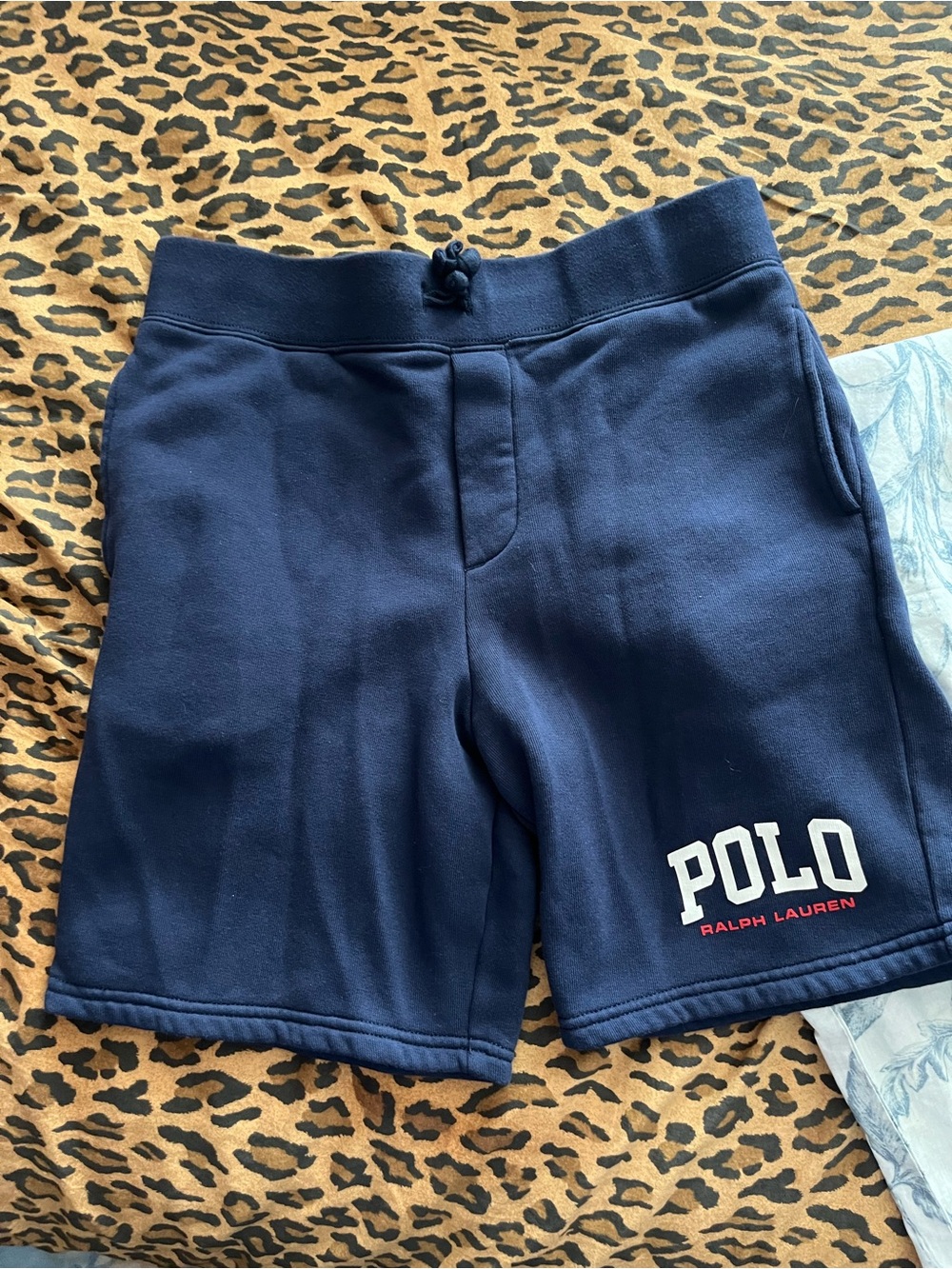 Polo by Ralph Lauren Navy Athletic Logo Shorts